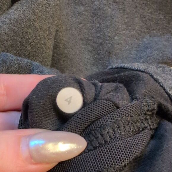 Lululemon Yin To My Yang Cardi Dark Crey thick cotton jacket size 4 - Picture 6 of 11
